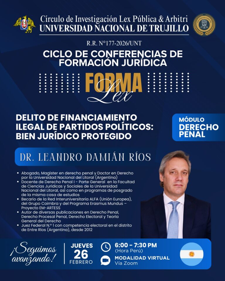 Dr Leandro Rios - Formalex UNTrujillo